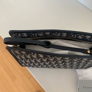 Dior 30 blue montaigne pouch.